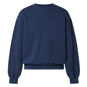 Sweat-shirt à manches longues surdimensionné pour homme et femme, logo personnalisé de haute qualité, saison d'automne, col rond brodé, fabricant - Product Image 1