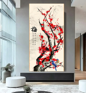 Home Decor Simple Ink Plum Orchid <strong>Bamboo</strong> Print Posters Flowers Bird Wall Art <strong>Chinese</strong> Landscape <strong>Painting</strong> - Product Image 2