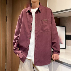 Diseño de logotipo personalizado OEM Camisa de manga larga para hombre Nueva Primavera y nueva versión Traje de hombre Camisa de manga larga para unisex - Product Image 4