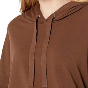 Hoodies pour femmes 2026 – Nouveautés Automne Hiver – Sweat-shirts courts doux à manches longues en coton uni pour femmes - Product Image 6