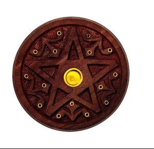 Recién llegado, compre quemador de incienso de madera y soporte a granel, decoración del hogar de Bambú - Product Image 3