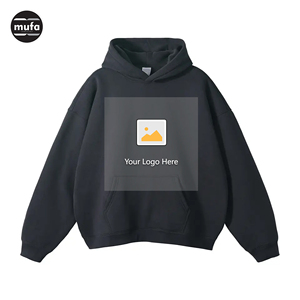 Sudadera con capucha Premium elegante de mezcla de algodón para Unisex 100% Sudadera con capucha de algodón teñido liso para ropa de invierno informal - Product Image 6
