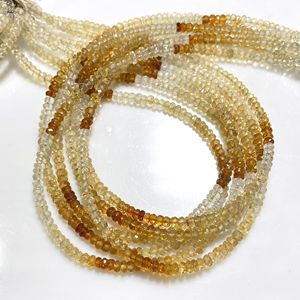 ลูกปัดควอตซ์เหลี่ยมเพชรพลอย Citrine ลูกปัดสีเทาลูกปัดอัญมณีธรรมชาติสำหรับทำเครื่องประดับ - Product Image 1