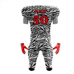 Fabricant pakistanais 100% uniforme de football américain en polyester Style de luxe tissu confortable uniforme de football américain - Product Image 2