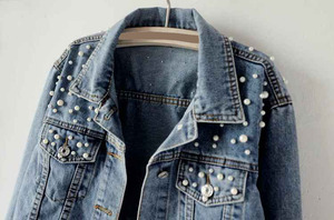 Camisas Vaqueras de Mezclilla para Mujer, Estilo Casual, a la Moda, Retro, Holgadas, Estilo Americano, Vintage, Lavadas, Lisas, Chaquetas Vaqueras de Mezclilla para Mujer - Product Image 3