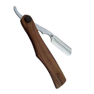 Rasoir droit pliant en acier inoxydable, outil de rasage et de beauté - Product Image 3