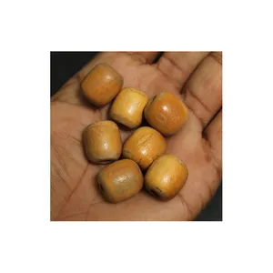 Bulk Manufacturer Selling New Arrival Top Quality Farmhouse Decor Use 14mm Natural Wooden Round Beads from Indian Supplier