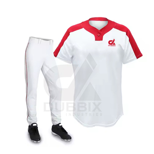 Precio bajo 2025 Ropa de equipo en blanco Uniforme de béisbol Nueva moda Uniforme de béisbol personalizado para hombres - Product Image 2