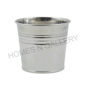 High Quality Metal Handcrafted Metal Iron Galvanized Rustic Vintage <b>Small</b> Tin Flower Bucket <b>Pots</b> For Use Garden Decoration - Product Image 4