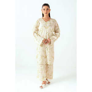 Ensemble Coordonné IUSTTS-806 Imprimé Effet Froissé Décontracté 2 Pièces en Crêpe Longueur au-dessus du Genou Taille XXS pour Printemps/Été - Product Image 1