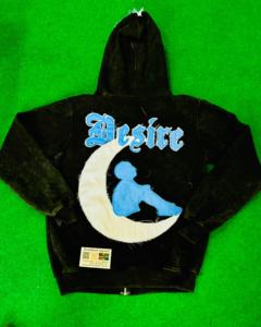 <b>Top</b> Selling <b>Men's</b> Zipper-<b>Up</b> Hoodies with 3D Embroidery Solid Pattern 100% Cotton Breathable Quick Dry Low MOQ Wholesale Winter - Product Image 6
