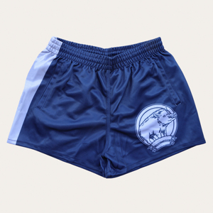 Ready to Ship Custom Mens Footy <b>Shorts</b> With Pockets <b>Black</b> Panters <b>Rugby</b> Football Wear Customized Private Label - Product Image 5