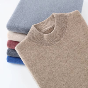 Suéter Ligero de Lana Merino para Hombre, Cuello Redondo, Suave y Transpirable, Tejido de Invierno, Fabricante OEM ODM de Marca Privada - Product Image 6