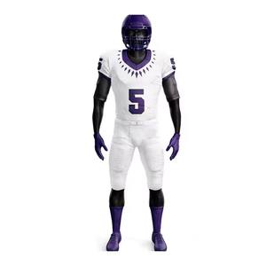 เสื้อฟุตบอลอเมริกันแขนสั้นผ้าโพลีเอสเตอร์100% พิมพ์ลายไม่ซ้ำใครระบายอากาศได้ดี - Product Image 6