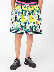 Short de basket athlétique Short de 5 pouces Style Board Shorts Pantalon de sport respirant pour Fitness Running Casual Wear - Product Image 3