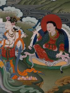 Thangka peint à la main : Guru Nyima <span class=keywords><strong>Ozer</strong></span> - Rayons du soleil - Product Image 6