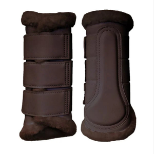 Bottes de brossage de protection pour chevaux avec rembourrage absorbant les chocs et support complet du tendon et du fetlock sur mesure au Pakistan - Product Image 1