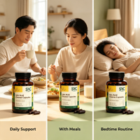 Capsules Nettoyantes Naturelles d'Acide Urique OEM pour le Soulagement des Articulations et le Soutien Immunitaire des Adultes, Protection du Sommeil, 90 gélules, Personnalisation de Marque Privée