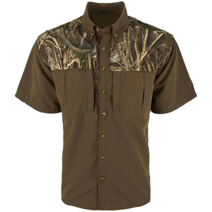 Chemises de tir pour hommes de haute qualité, respirantes, tricotées, grande taille, séchage rapide, hauts d'échauffement personnalisés en coton et polyester imprimé - Product Image 3