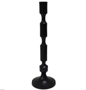 Bougeoir en aluminium et bambou couleur argent nickelé pour la décoration de la maison Diwali Bougeoir au design moderne - Product Image 4