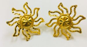 Pendientes de mariposa chapados en oro de 18 quilates, última moda, estilo punk, joyería de moda para mujeres y niñas para compromiso de boda - Product Image 3