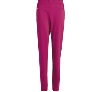 Pantalones holgados hechos a medida para mujer, pantalón morado de cintura media para mujer con estilo frontal plano, opciones de tamaño OEM ODM - Product Image 1