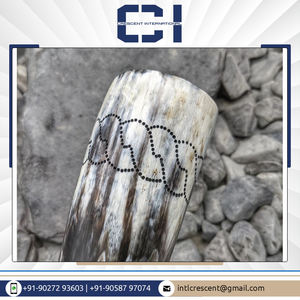 แตรสำหรับดื่มไวกิ้งทำมือธรรมชาติทำจาก100% เบียร์ขัดเงาคุณภาพสูง - Product Image 3