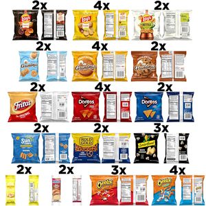 Coffret de collations classiques Frito-Lay Ultimate, assortiment varié de chips, biscuits, craquelins et noix, 0,56 once, (lot de 40) - Product Image 5