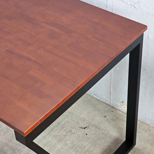 MConcept HBMC005 140x70cm Modern Minimalist Sit <b>Stand</b> <b>Desk</b> Office Furniture with Assembled Iron Legs for Bedroom Use - Product Image 3