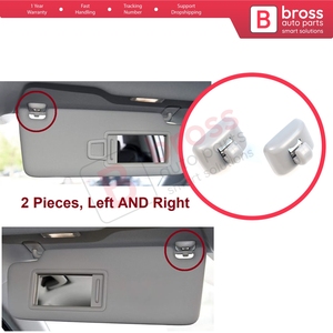 BDP1655-1ที่บังแดด2ชิ้นที่หนีบแบบตะขอสีเทาสำหรับ A1 A3 A4 B7 B8 B9 A5 A6 C6 Q2 Q3 Q5 TT exeo - Product Image 5