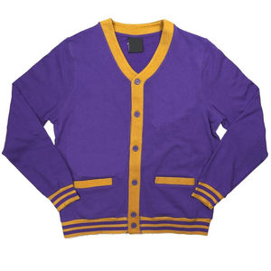 Custom Unisex <b>Cardigan</b> Sweater For 100% Cotton Breathable V-neck <b>Oversized</b> Drop Shoulder Thick Quick Dry Anti-Wrinkle Sweater - Product Image 1