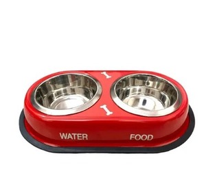 Comedero Doble para Mascotas de Acero Inoxidable de Alta Calidad, Venta Directa de Fábrica, Precio Económico - Product Image 1