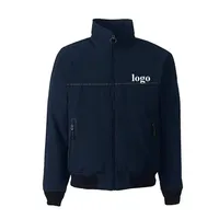 Veste de sécurité réfléchissante bleue de haute qualité, softshell imperméable à capuche pour homme, hiver, toile, service OEM, prix de gros disponible