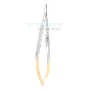 Portaagujas Castroviejo Reutilizable de 140 mm, Acero Inoxidable, Herramientas Quirúrgicas para Cirujanos Profesionales - Product Image 5