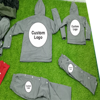 Set Jaket dan Celana Windbreaker Nylon Outdoor Pria - Setelan Windbreaker Nylon Ringan Pria - Tracksuit Streetwear