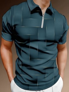 Verano de alta calidad tendencia moda Casual deportivo poliéster algodón bordado Caballero polos - Product Image 5