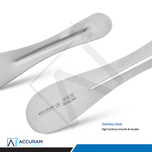 ไม้พายปูนปลาสเตอร์แบบแข็ง Accuram Professional ขนาด 17 ซม. ทำจากสแตนเลส สำหรับงานทันตกรรม ใช้ผสม ปาด ขึ้นรูป แกะสลัก ตัด ได้มาตรฐาน CE - Product Image 5