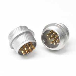 Hermetic Connector BM 37 <b>Pin</b> Solder Contacts Gas-proof Stainless Steel Housing Airtight Socket for Aerospace Power - Product Image 1