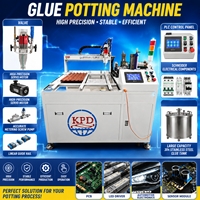 Máquina de Encapsulado de Resina Epoxi AB Totalmente Automática con Control PLC, Equipo Dispensador de Pegamento de Dos Componentes para la Fabricación de Paquetes de Baterías