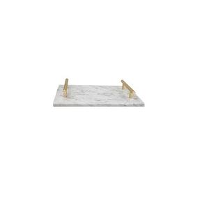 Plateau en marbre New Look, forme rectangulaire, plateau de service en marbre pour la maison, le restaurant, les aliments et les fruits, taille personnalisable - Product Image 3