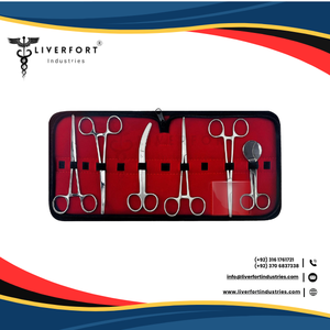 Kit de instrumentos quirúrgicos veterinarios autoclavables de 7 piezas de calidad superior Nuevo grado alemán reutilizable de calidad superior inoxidable - Product Image 5