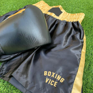 Pantalones cortos de boxeo transpirables para mujer Pantalones cortos de entrenamiento y lucha de ajuste personalizado OEM con impresión de logotipo Etiqueta privada disponible - Product Image 5