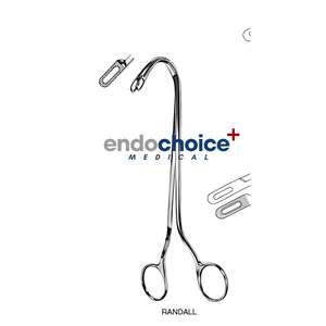 Fórceps de piedra de riñón Randall de uso profesional 7,5 pulgadas 19,1 cm mandíbulas dentadas completamente curvadas/ligeramente curvadas para eliminar cálculos renales - Product Image 3