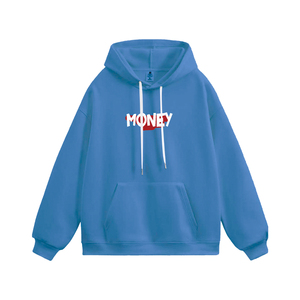 ชุดวอร์มสีชมพูของผู้ชายชุดวอร์มมีซิปเย็บปักลายด้วยกรดซีดๆสำหรับ3D มีฮู้ดสำหรับฤดูหนาว - Product Image 1