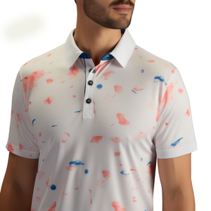 Polos à manches courtes imprimés par sublimation Polos pour hommes de haute qualité - Product Image 3