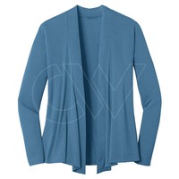 2024 Winter Damen Casual Langarm-Cardigan mit Puffärmeln, Atmungsaktiv, Anpassbare Farbe & Logo, Vorne Offenes Design