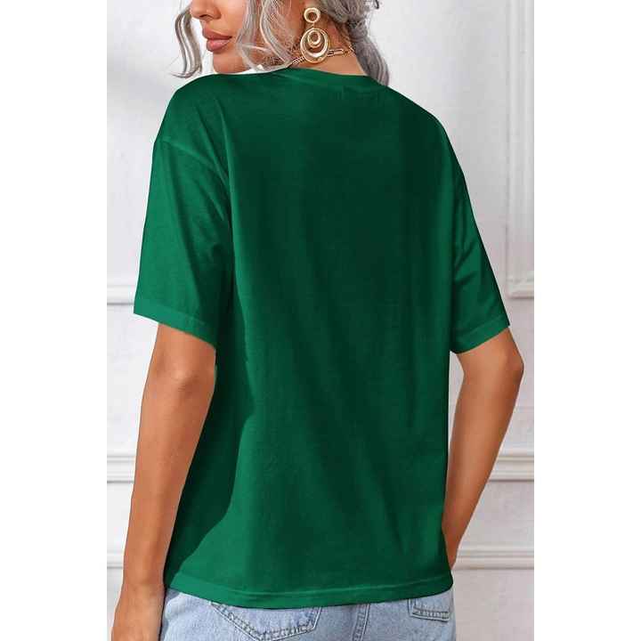 Unisex Spooky Baskılı T-shirt