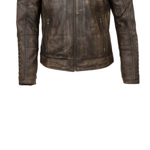 Blouson de moto unisexe en cuir pleine fleur coupe-vent, qualité supérieure toutes saisons, vente en gros directe usine 2026 - Product Image 5