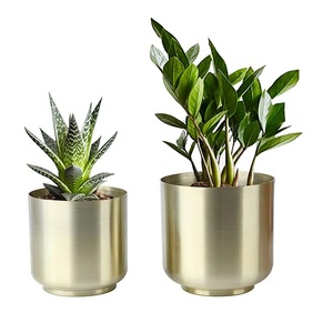 Nuovo arrivo Look zincato Set di 3 secchio stile vaso fioriera diversi tipi di vaso per fioriera per camere da letto giardini e disegno - Product Image 6