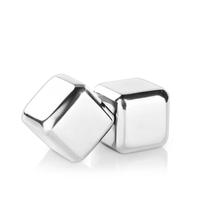 Cubitos de hielo de acero inoxidable, accesorios para Bar, cubos de hielo cuadrados para whisky, rocas para vino, juego de piedras enfriadoras, licores, vino de Cola - Product Image 1